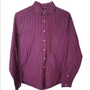 Ben Sherman Red and Blue Checkered button up